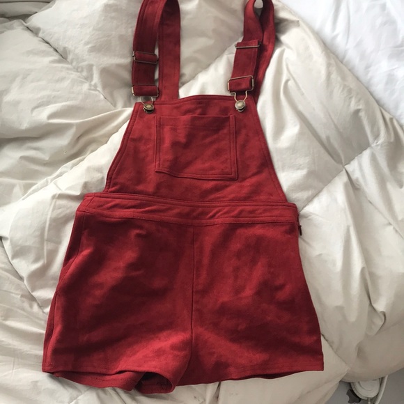 Forever 21 Pants - suede overalls Forever 21 Pants - suede overalls